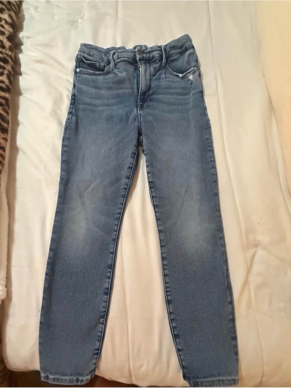 Good American Light Blue Skinny Jeans